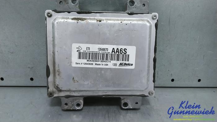 Gebruikte Inspuitcomputer Opel Insignia Prijs € 252,00 Margeregeling aangeboden door Klein Gunnewiek Autodemontage & Motorentechniek