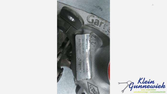 Turbo van een Opel Corsa 2021
