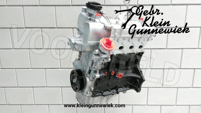 Motor van een Volkswagen Golf 2011
