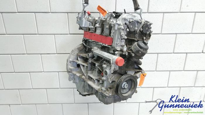 Motor van een Mercedes C-Klasse 2014
