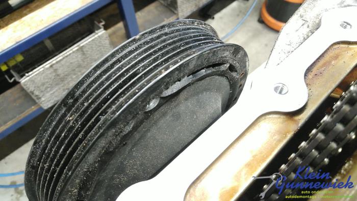 Motor van een Mercedes C-Klasse 2014