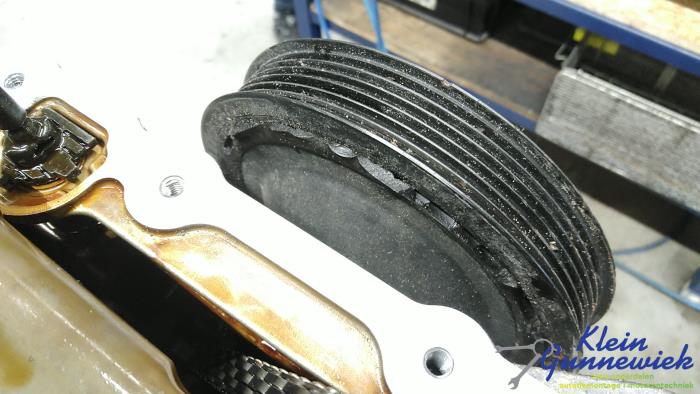 Motor van een Mercedes C-Klasse 2014