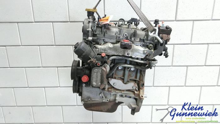 Motor van een Opel Corsa 2013