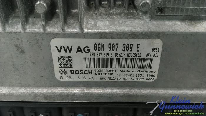 Inspuitcomputer van een Porsche Panamera 2017