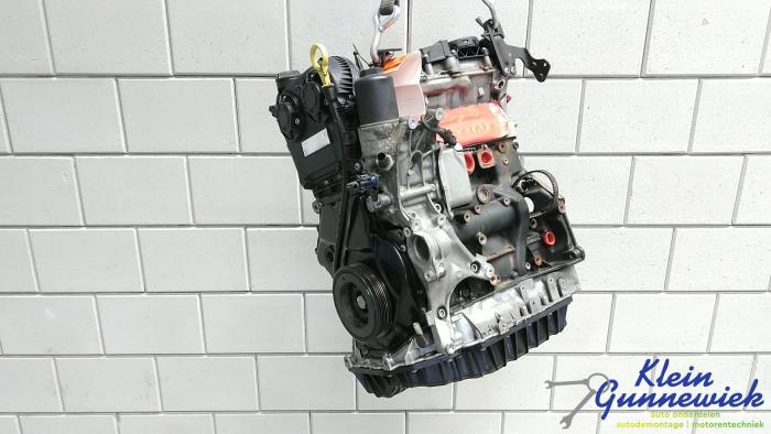 Motor van een Volkswagen E-Golf 2014