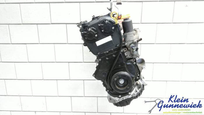 Motor van een Volkswagen E-Golf 2014