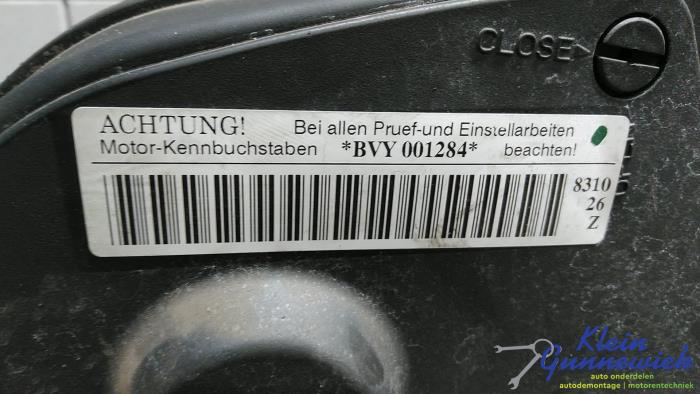 Motor van een Volkswagen Passat 2005