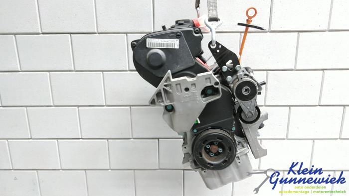 Motor van een Volkswagen Passat 2005