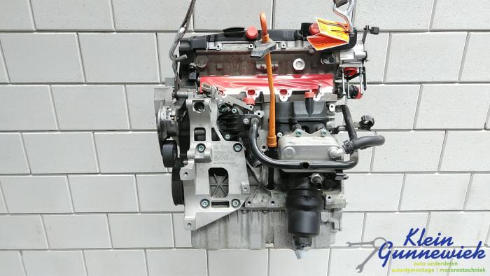 Motor van een Volkswagen Passat 2005