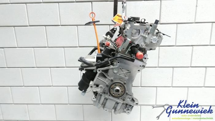 Motor van een Volkswagen Passat 2005