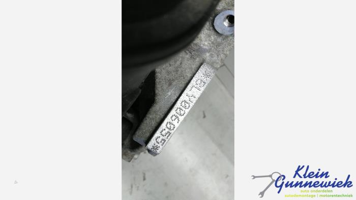 Motor van een Volkswagen Passat 2005