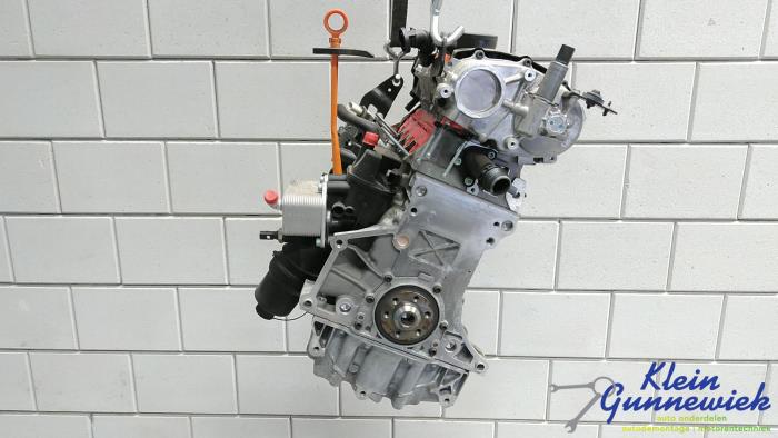 Motor van een Volkswagen Passat 2005