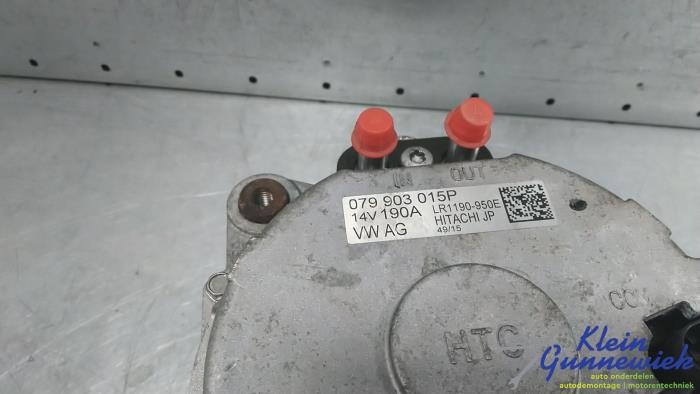 Dynamo van een Audi S8 2016