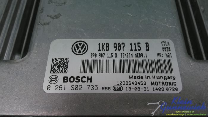 Inspuitcomputer van een Volkswagen Scirocco 2012