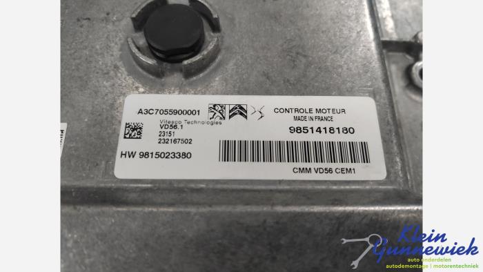 Inspuitcomputer van een Opel Corsa 2023