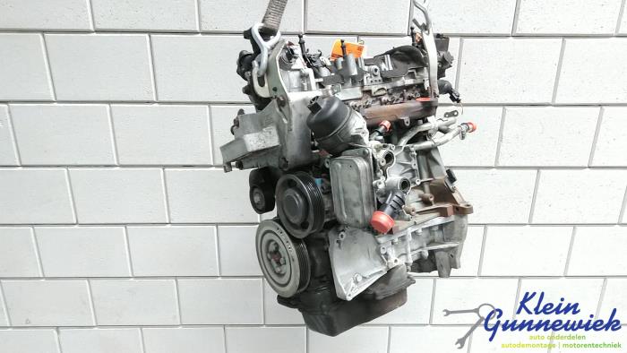 Motor van een Opel Corsa 2016