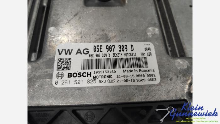 Inspuitcomputer van een Volkswagen Golf 2021