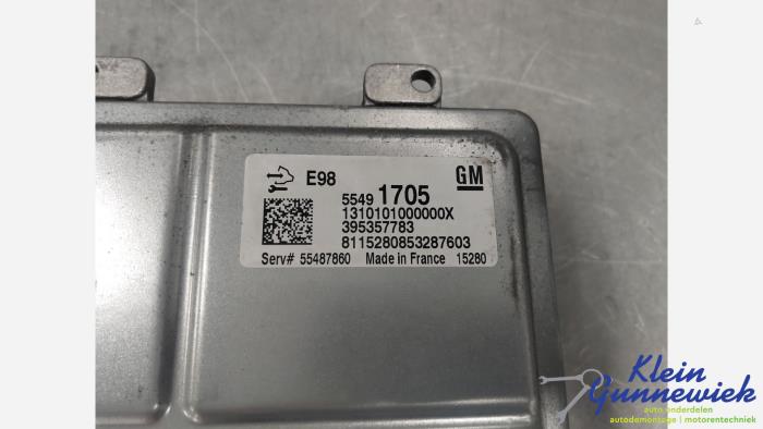 Inspuitcomputer van een Opel Astra 2015