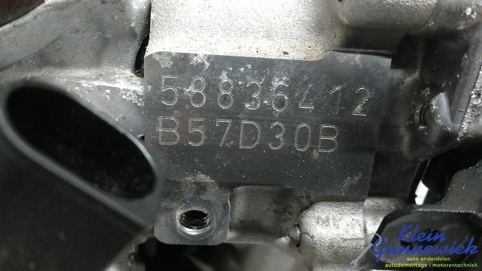 Motor van een BMW 5-Serie 2021