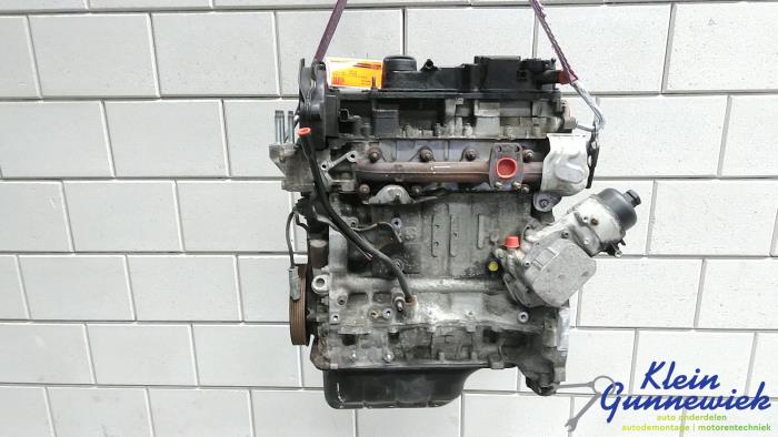 Motor van een Ford Fiesta 2015