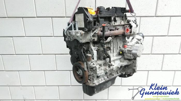Motor van een Ford Fiesta 2015