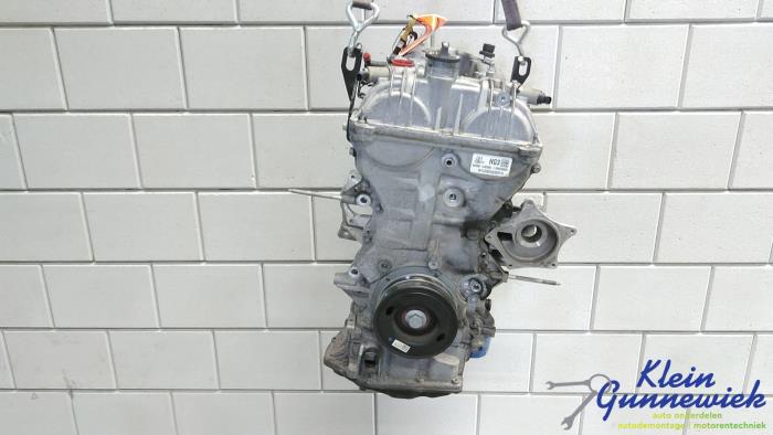 Motor van een Opel Astra 2015