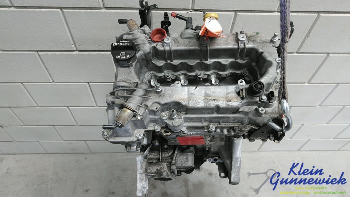 Motor van een Opel Astra 2015