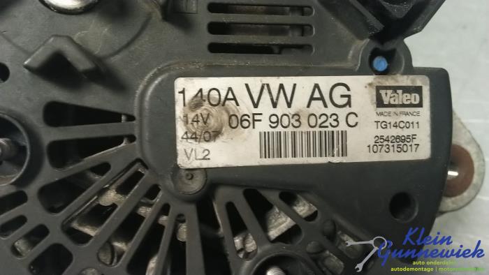 Alternator van een Audi A3 2006