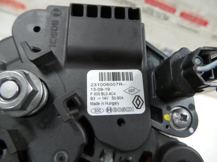 Alternator Renault Clio IV 0.9 Energy TCE 90 12V - 231006007R BOSCH