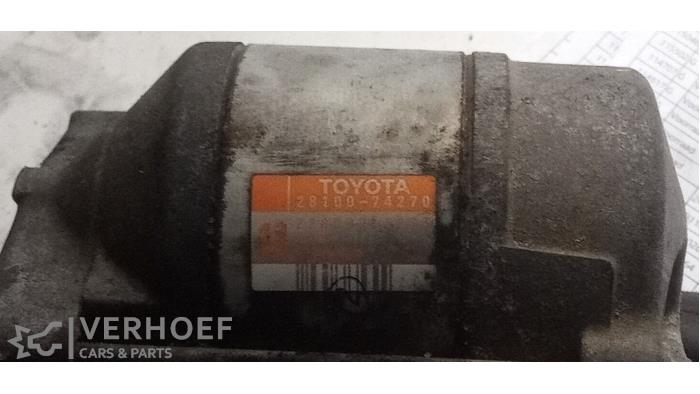 Gebruikte Startmotor Toyota Avensis Verso (M20) 2.0 16V VVT-i D-4 Prijs € 35,00 Margeregeling aangeboden door Verhoef Cars & Parts