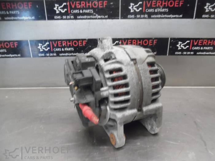 Alternator Renault Twingo II (CN), 2007 / 2014 1.5 dCi 90 FAP, Hatchback, 2Dr, Diesel, 1.461cc, 63kW (86pk), FWD, K9K820; K9KP8, 2010-10 / 2014-09, CN03; CN05; CN00; CNE0; CNE3; CNH0; CNH3; CNM0; CNM3 (Gebruikt)