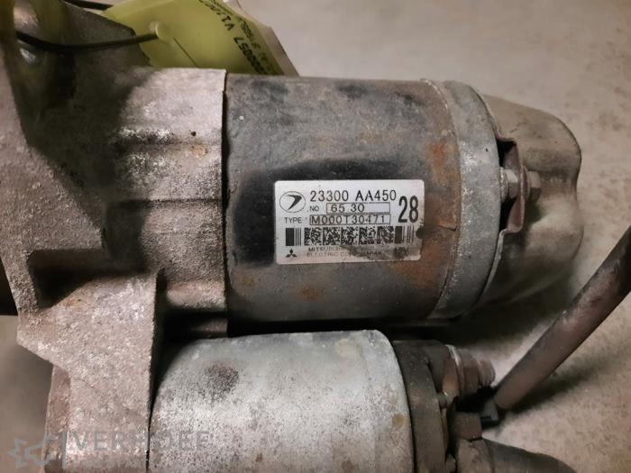 Gebruikte Startmotor Subaru Forester (SG) 2.0 16V X Prijs € 40,00 Margeregeling aangeboden door Verhoef Cars & Parts