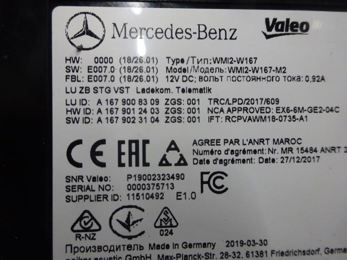 Telefoon Module van een Mercedes-Benz CLA (118.3) 2.0 CLA-250 Turbo 16V 4-Matic 2019