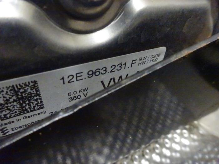 HV-koelvloeistofverwarming van een Volkswagen Golf VII (AUA) 1.4 GTE 16V 2015
