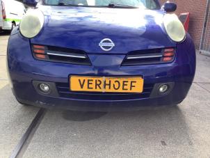 Gebruikte Voorbumper Nissan Micra (K12) 1.2 16V Prijs € 150,00 Margeregeling aangeboden door Verhoef Cars & Parts