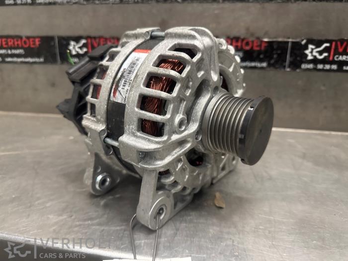 Dynamo Nissan Qashqai (J11), 2013 / 2021 1.2 DIG-T 16V, SUV, Benzine, 1.197cc, 85kW (116pk), FWD, HRA2DDT, 2013-11 / 2018-08, J11D (Gebruikt)