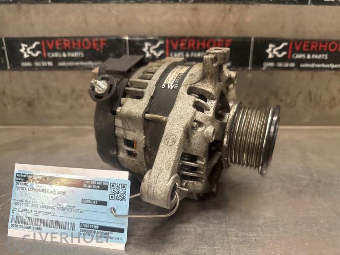 Gebruikte Dynamo Toyota Land Cruiser (J15) 2.8 D-4D 16V Prijs € 181,50 Inclusief btw aangeboden door Verhoef Cars & Parts