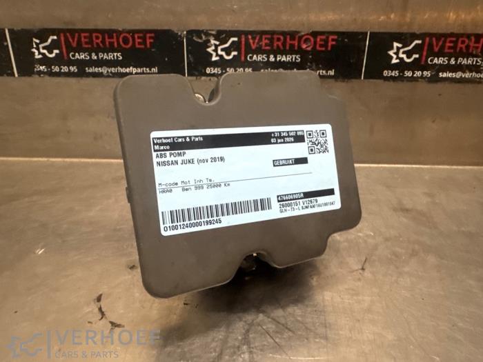Gebruikte ABS Pomp Nissan Juke (F16) 1.0 DIG-T 117 12V Prijs € 250,00 Margeregeling aangeboden door Verhoef Cars & Parts
