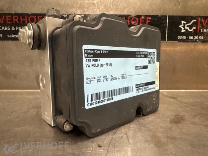 Gebruikte ABS Pomp Volkswagen Polo V (6R) 1.2 TSI 16V BlueMotion Technology Prijs € 60,00 Margeregeling aangeboden door Verhoef Cars & Parts