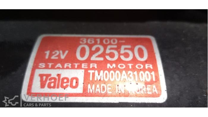 Gebruikte Startmotor Hyundai Atos 1.0 12V Prijs € 30,00 Margeregeling aangeboden door Verhoef Cars & Parts