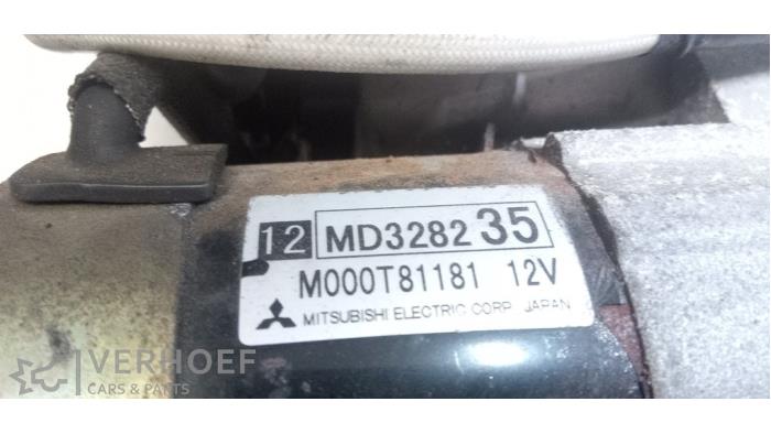 Gebruikte Startmotor Mitsubishi Space Wagon (N8/N9) 2.0 16V GDI Prijs € 40,00 Margeregeling aangeboden door Verhoef Cars & Parts