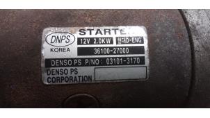 Gebruikte Startmotor Kia Carens II (FJ) 2.0 CRDI 16V Prijs € 30,00 Margeregeling aangeboden door Verhoef Cars & Parts