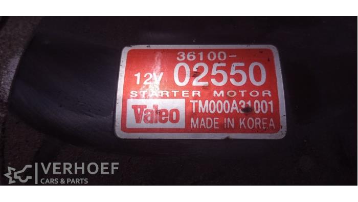 Gebruikte Startmotor Hyundai Atos 1.0 12V Prijs € 30,00 Margeregeling aangeboden door Verhoef Cars & Parts