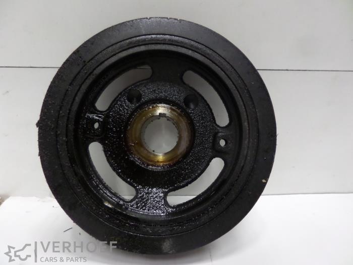 Gebruikte Krukas Poelie Nissan Qashqai (J10) 1.6 16V Prijs € 50,00 Margeregeling aangeboden door Verhoef Cars & Parts