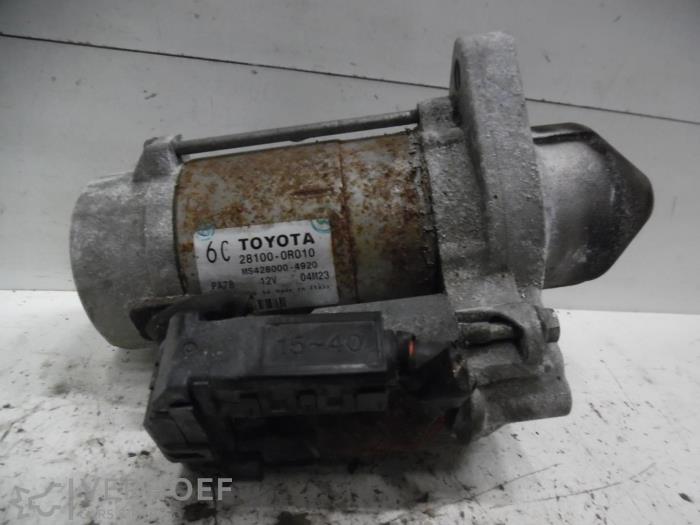 Gebruikte Startmotor Toyota Avensis Wagon (T27) 2.2 16V D-4D-F 150 Prijs € 35,00 Margeregeling aangeboden door Verhoef Cars & Parts