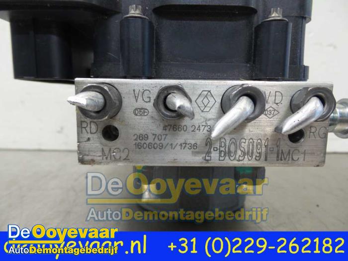 Gebruikte ABS Pomp Dacia Logan MCV II/III/Sandero Wagon 0.9 TCE 12V Prijs € 19,99 Margeregeling aangeboden door Autodemontagebedrijf De Ooyevaar