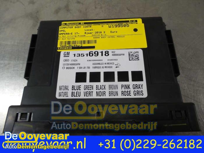 Computer Body Control van een Opel Ampera-e Ampera-e 2018