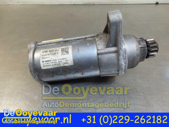 Gebruikte Startmotor Volkswagen Golf VII (AUA) 1.4 TSI 16V Prijs € 15,00 Margeregeling aangeboden door Autodemontagebedrijf De Ooyevaar