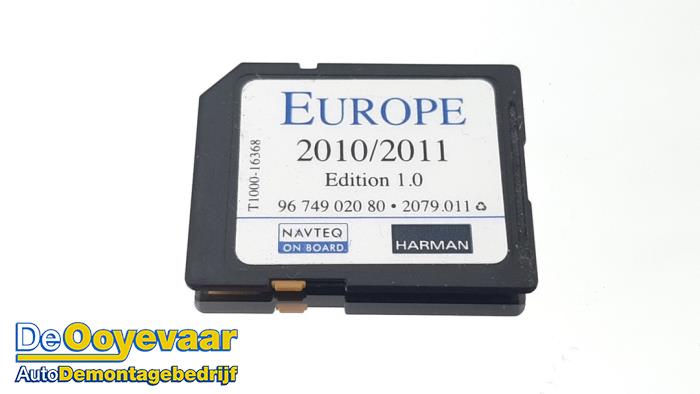 SD-kaart navigatie DS3 1.6 e-HDi - 9674902080 HARMAN