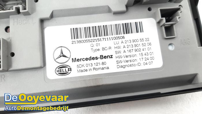 Bodycontrol Module van een Mercedes-Benz E (W213) E-200d 2.0 Turbo 16V 2019